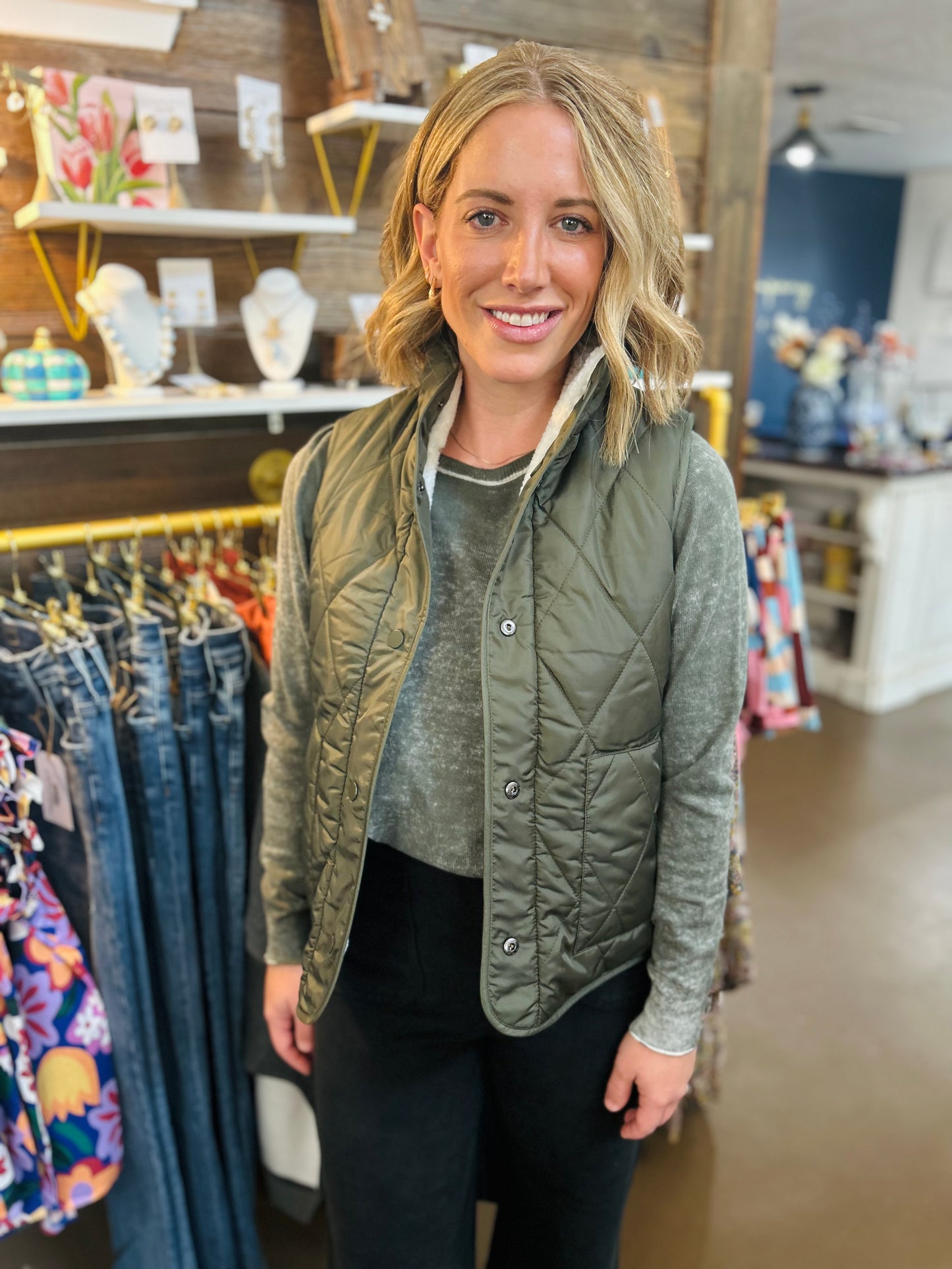 Reversible Puffer Vest