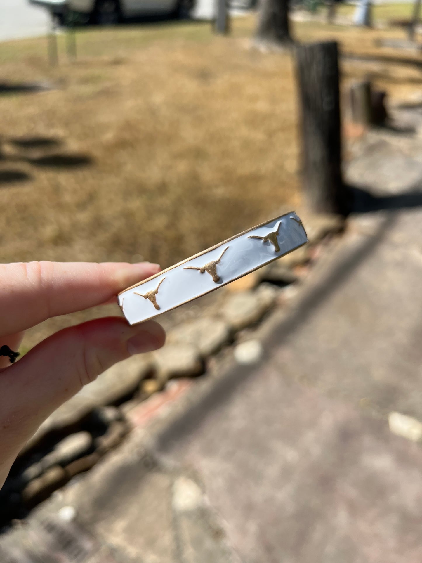 Texas Longhorn Bangle