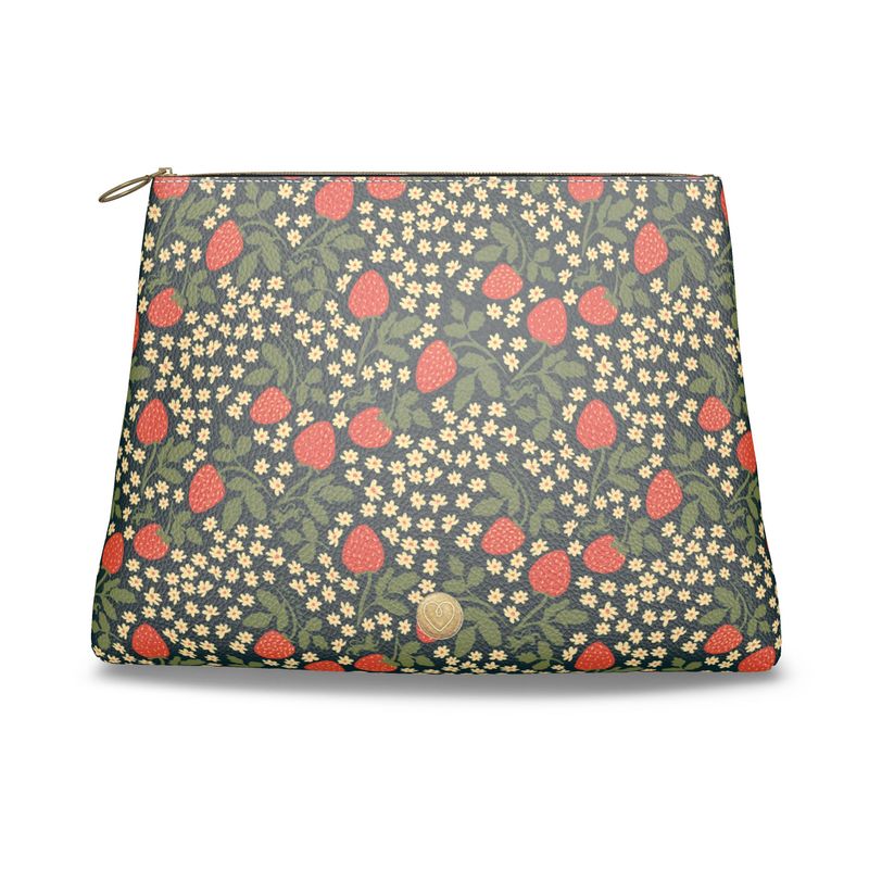 Roomy Leather Mahjong Tile Bag, JOKERS STRAWBERRY