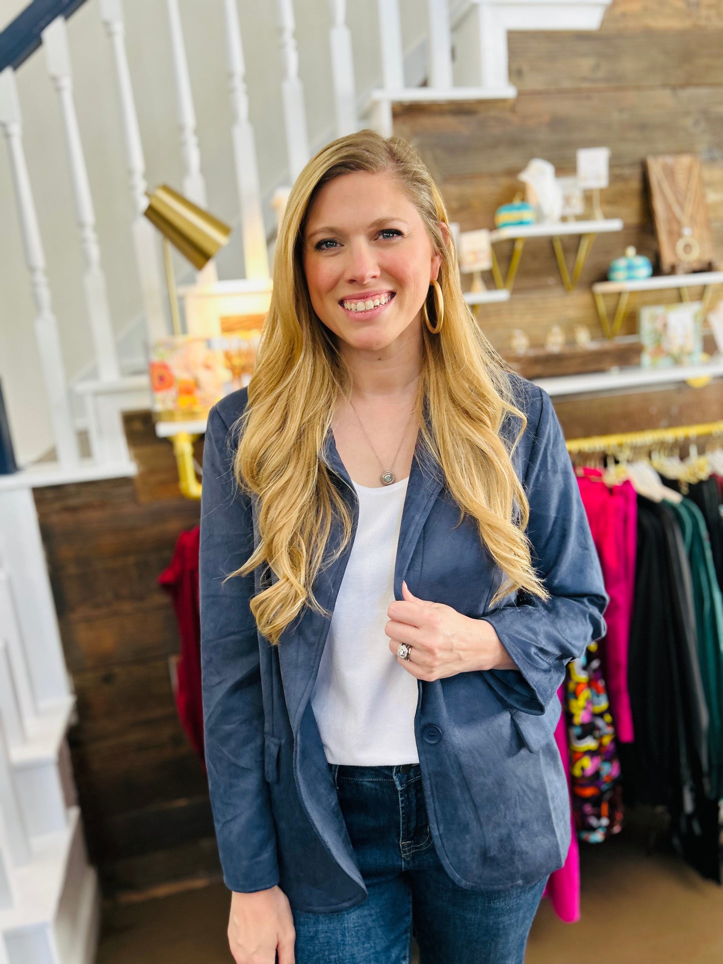 Amy Suede Blazer