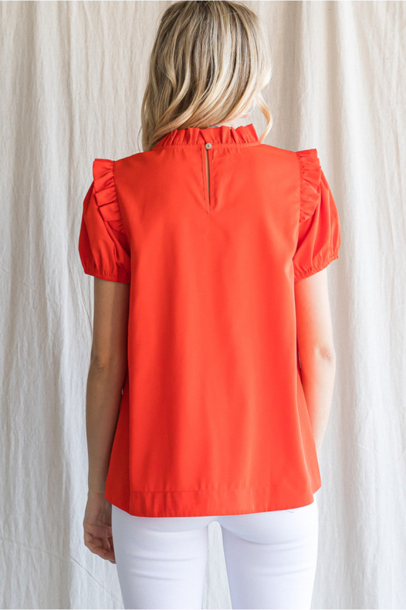 Burnt Orange Blouse