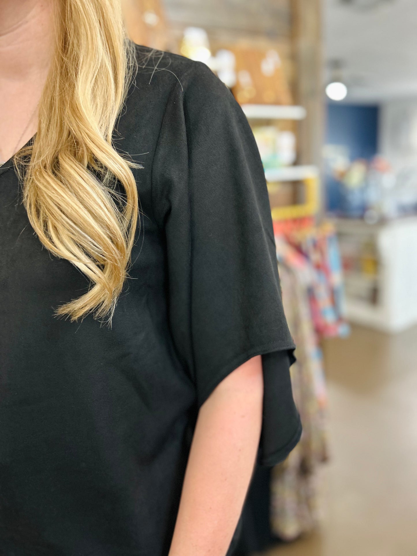 Aeris Suede Top by Joh
