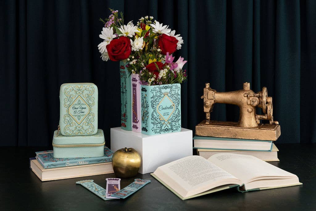 Steel Mill and Co. - Triple Book Vase, Grimm's Fairy Tales