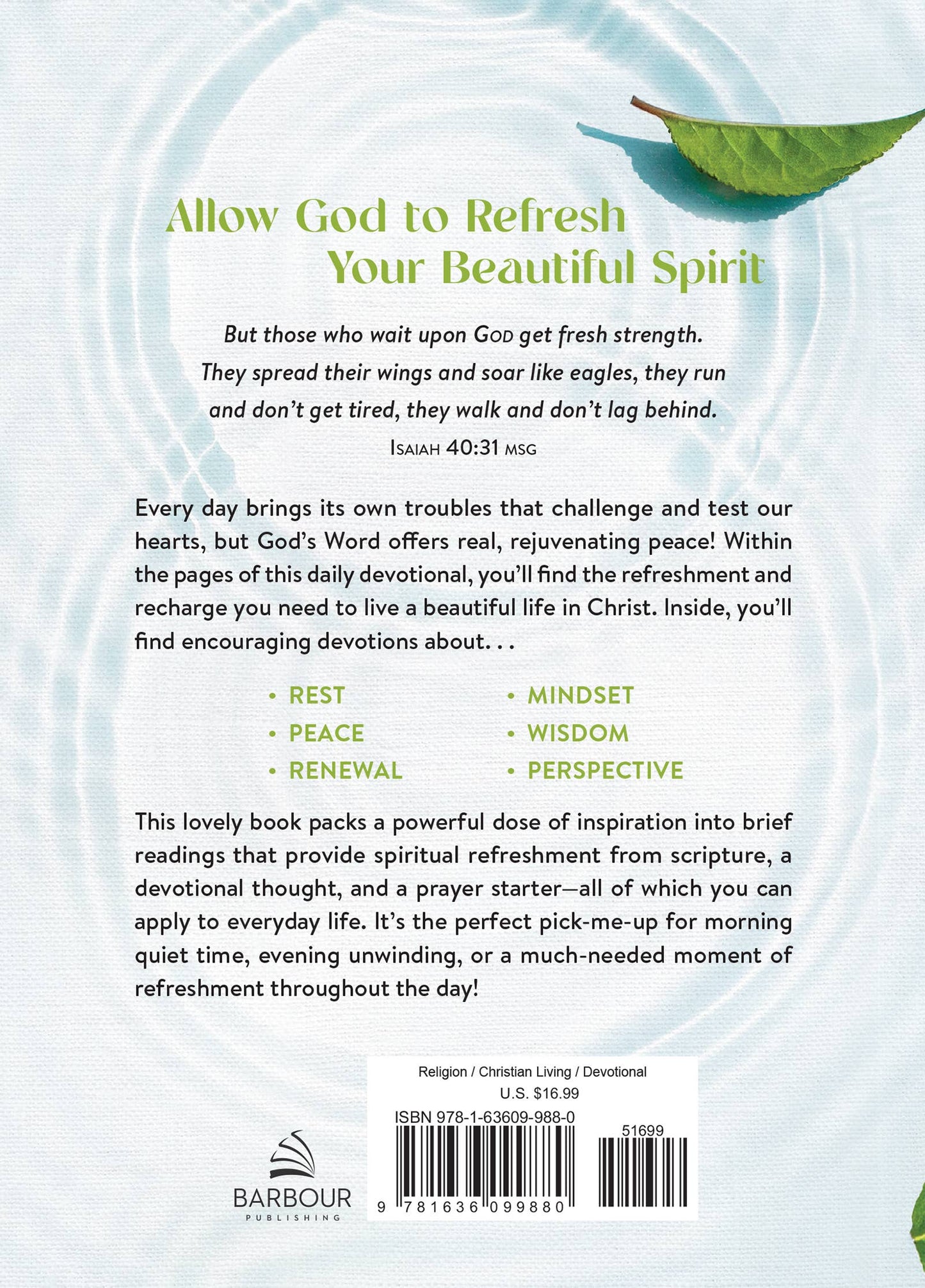 Barbour Publishing, Inc. - The 3-Minute Refresh Devotional for Women