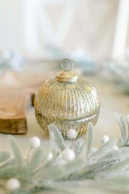 Mary Square Holiday Ornament Candle