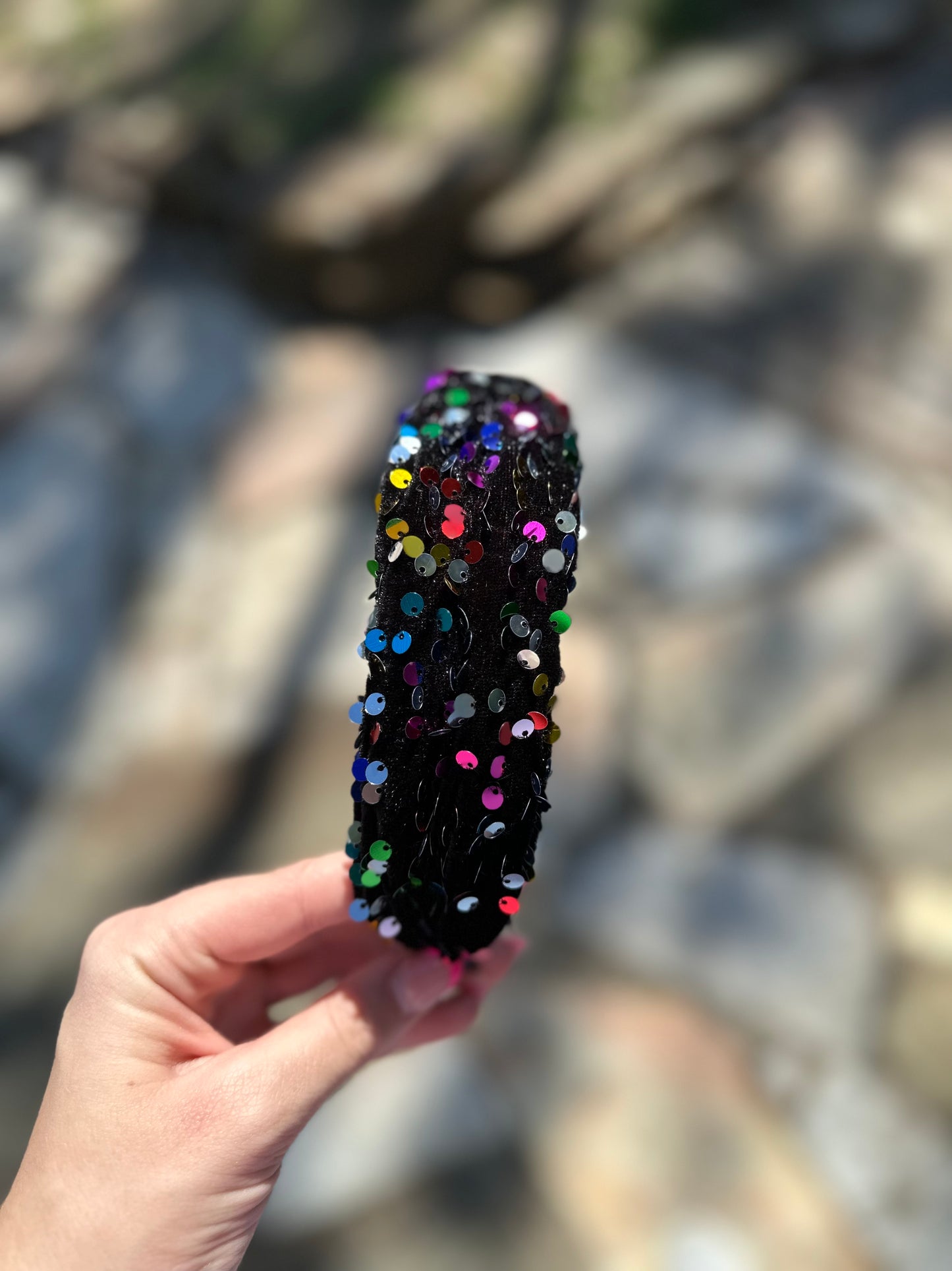 Festive Confetti Sequin headband