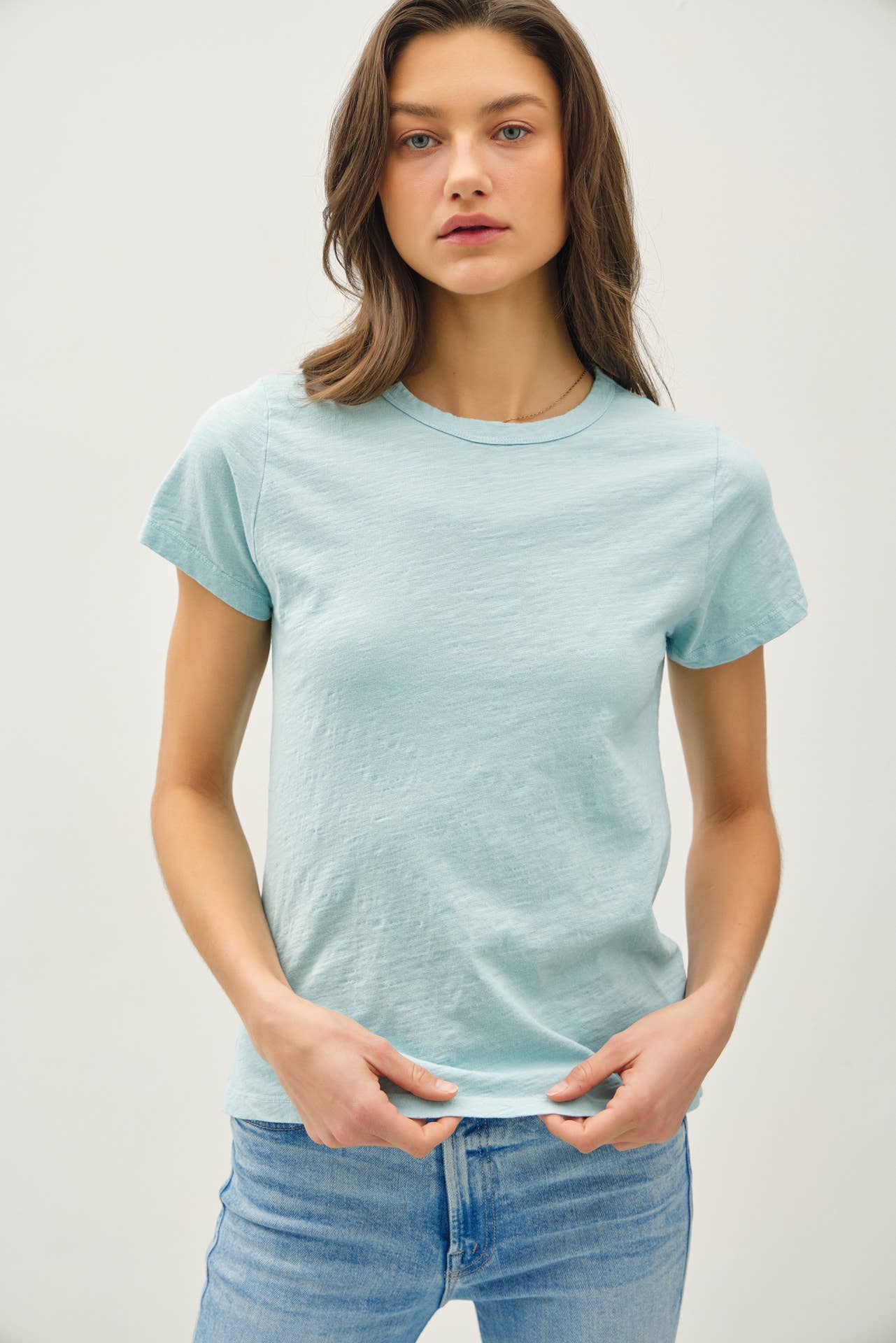 Garment Dyed Slub Tee