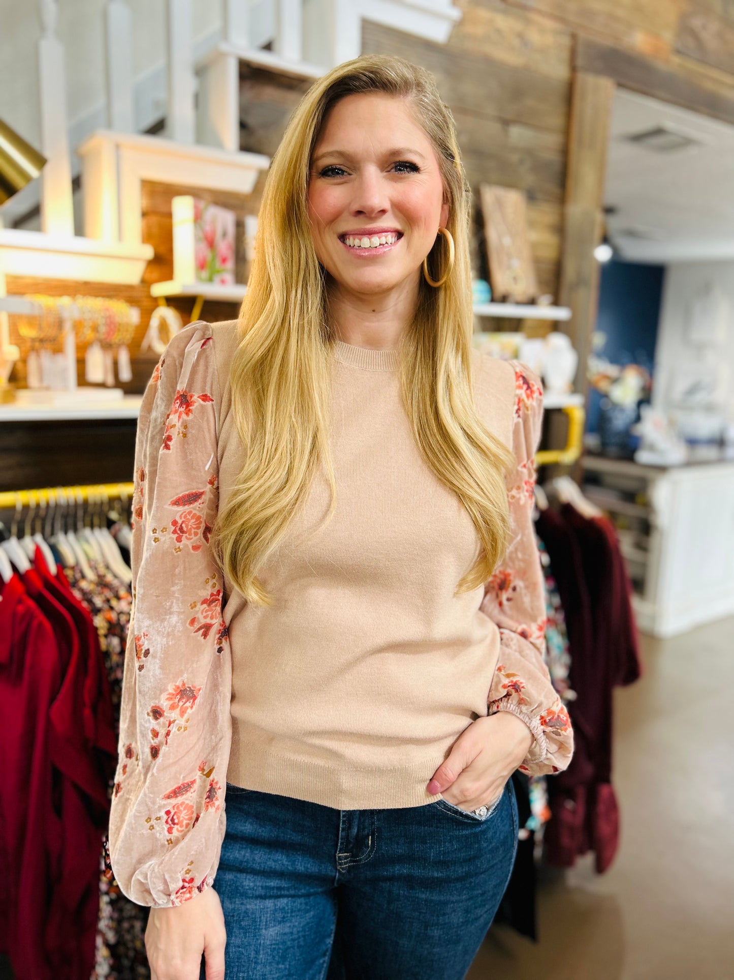 Velvet Burnout Top