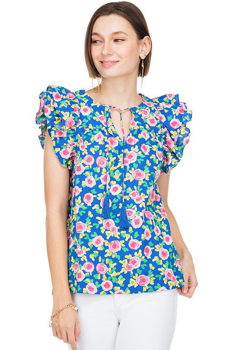 Royal Rose Top by Joy Joy