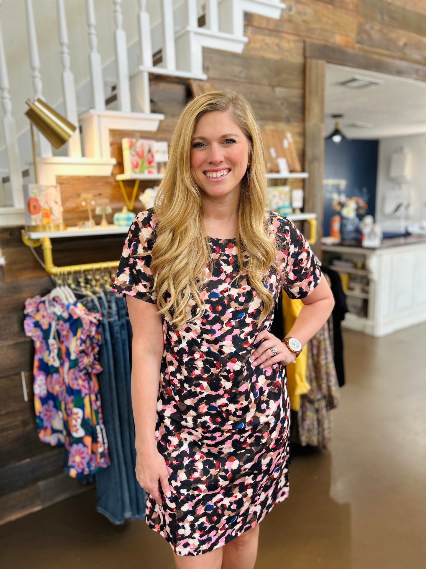 Pink Ann Woven Dress