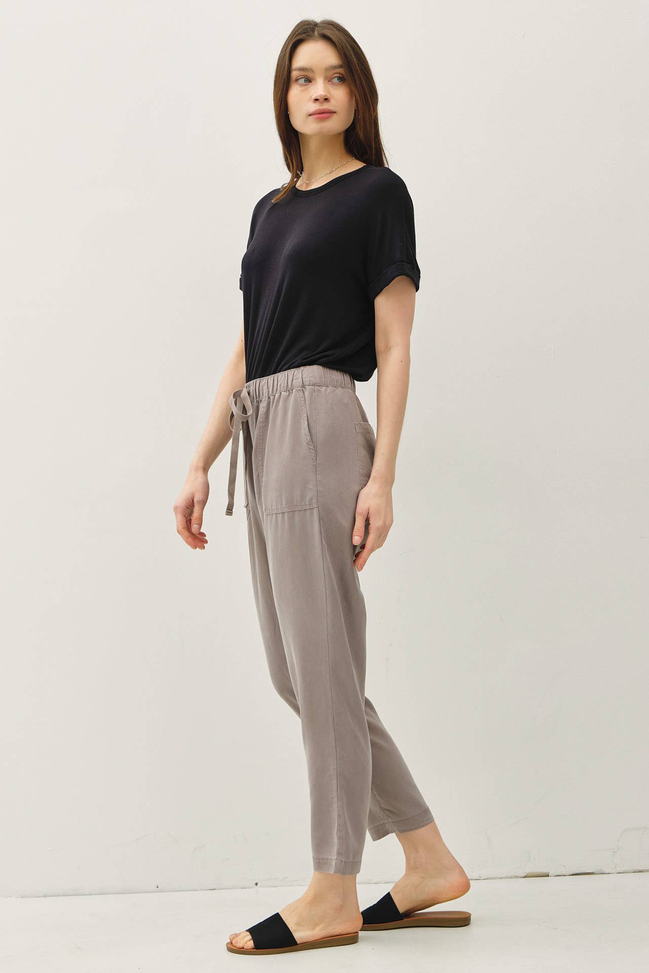 Tencel Tapered Pants