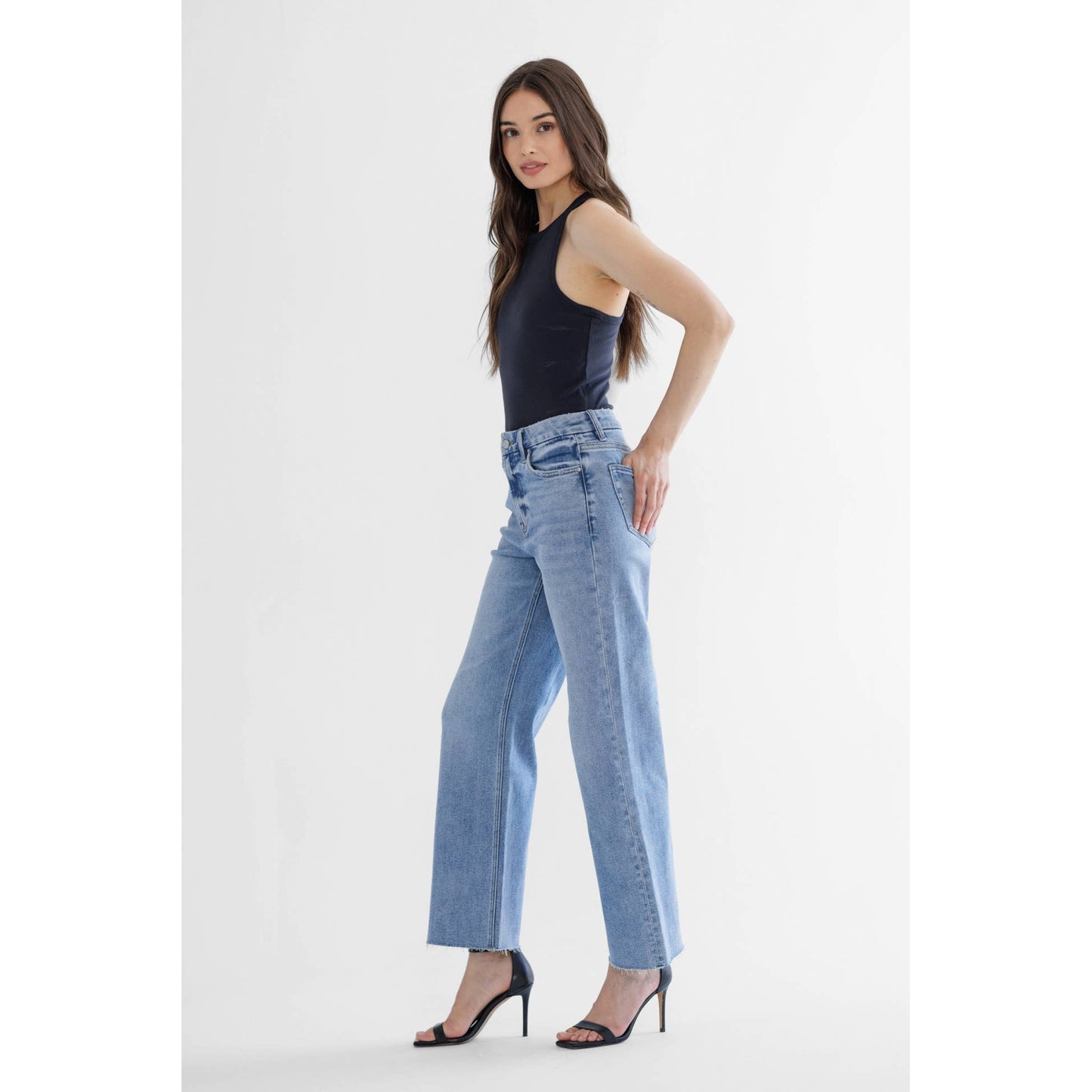 Mica Denim - SUPER HIGH WIDE LEG