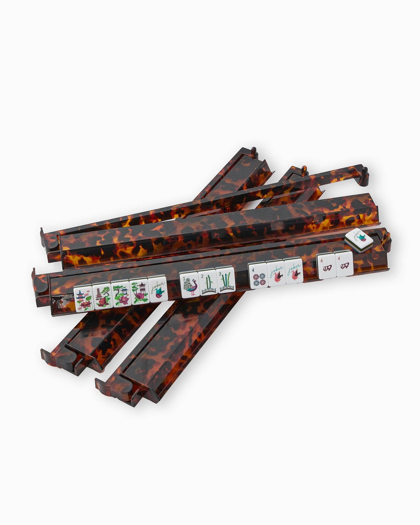 Oh My Mahjong - Tortoise Shell Rack & Pusher