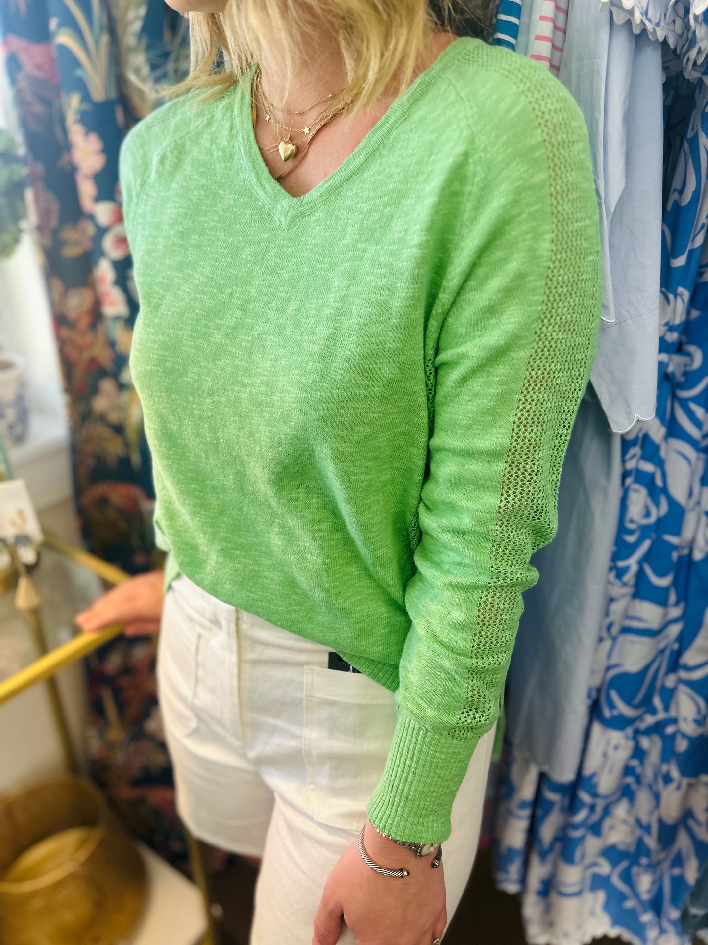 Island Green Raglan Pullover