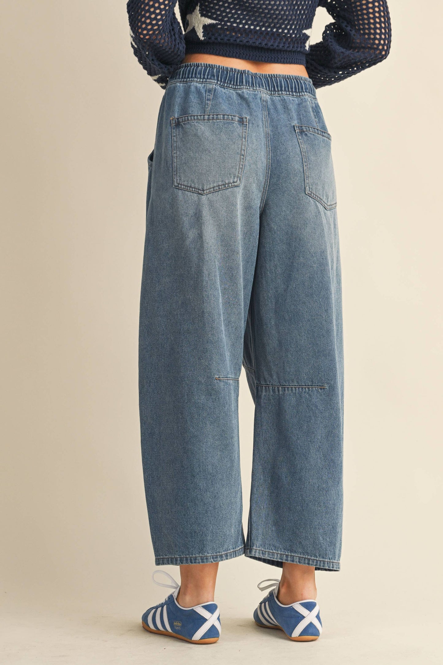 Drawstring Barrel Relax Fit Pant