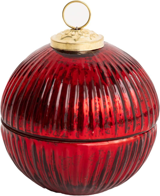 Mary Square Holiday Ornament Candle