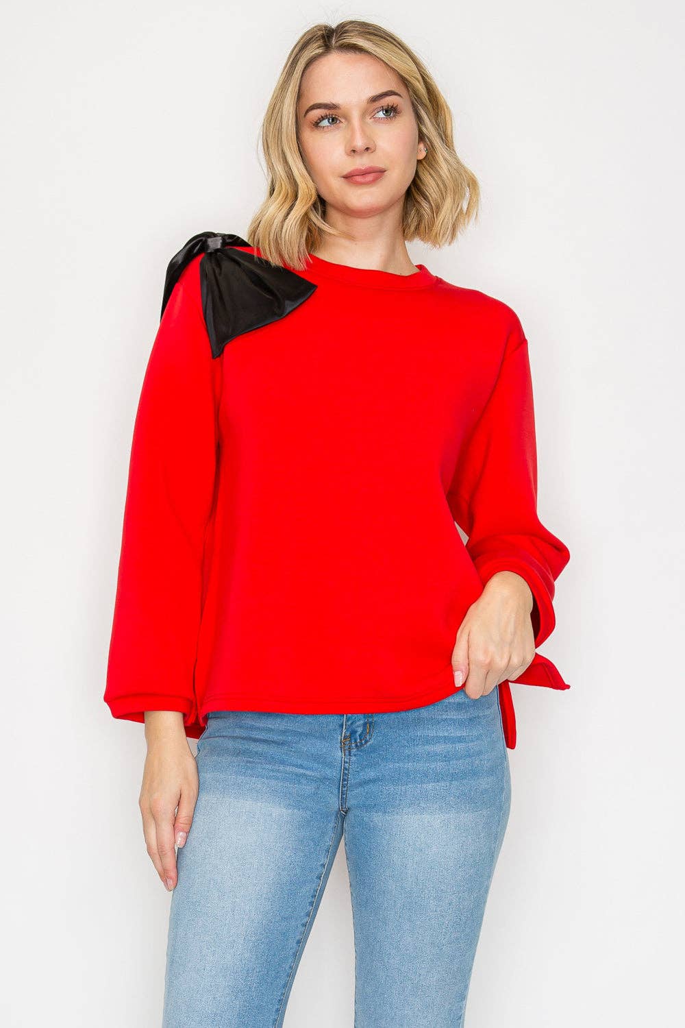 Finley Top with Bow