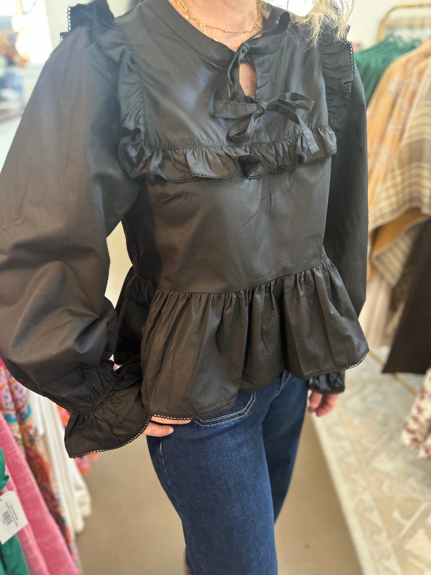 Eloise Bow Front Blouse