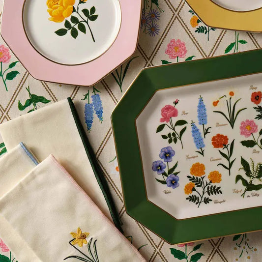 Garden Study Large Porcelain Serving Platter