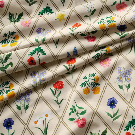 Garden Study Cotton Tablecloth