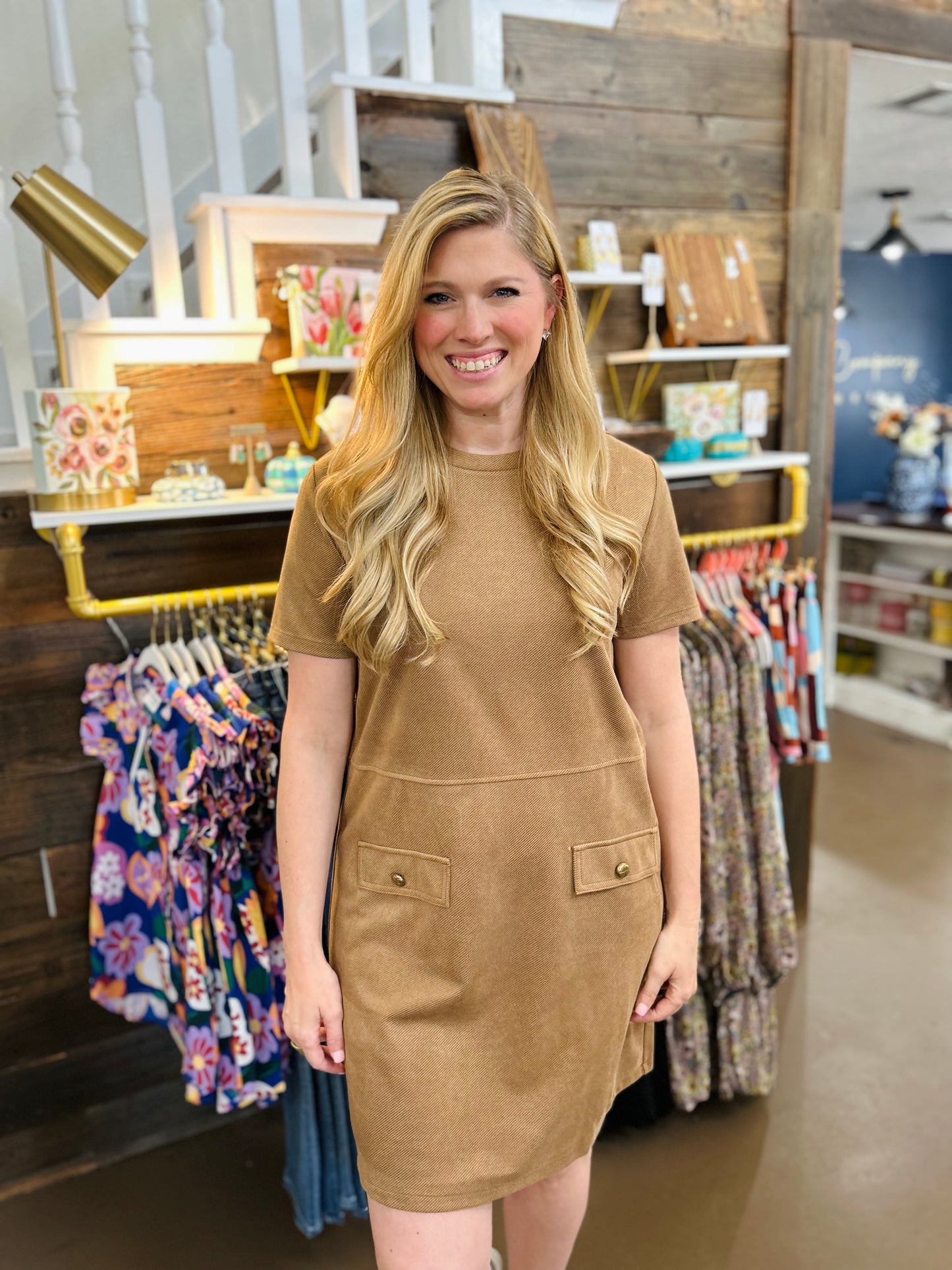 Phiene Camel Dress