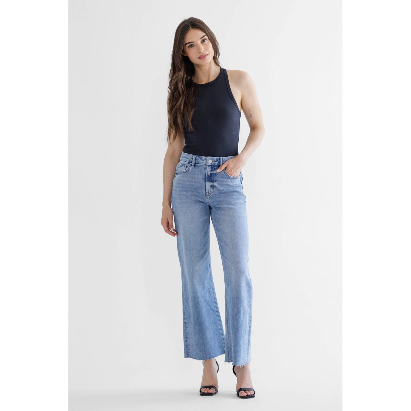 Mica Denim - SUPER HIGH WIDE LEG