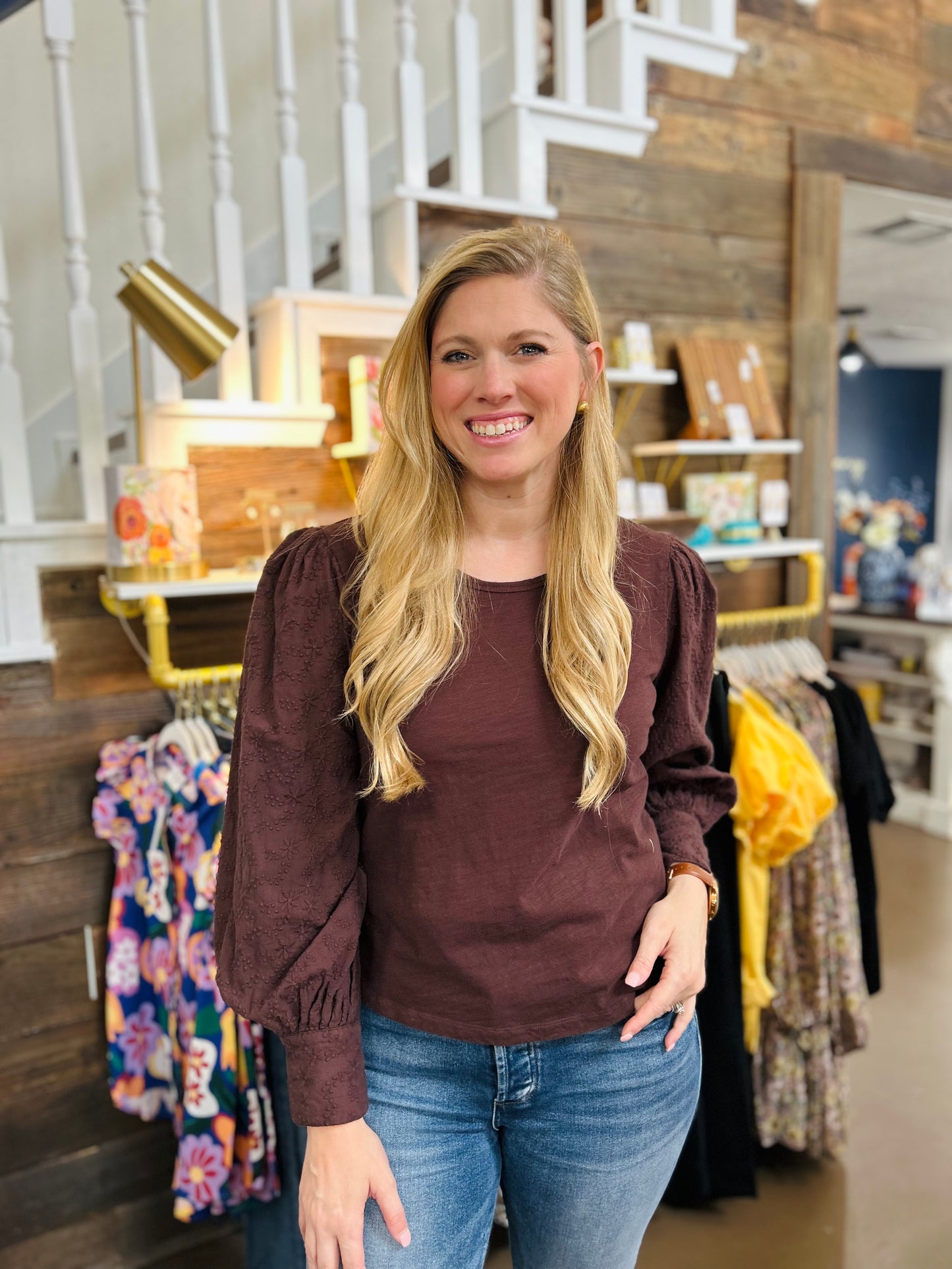Bonnie Eyelet Top