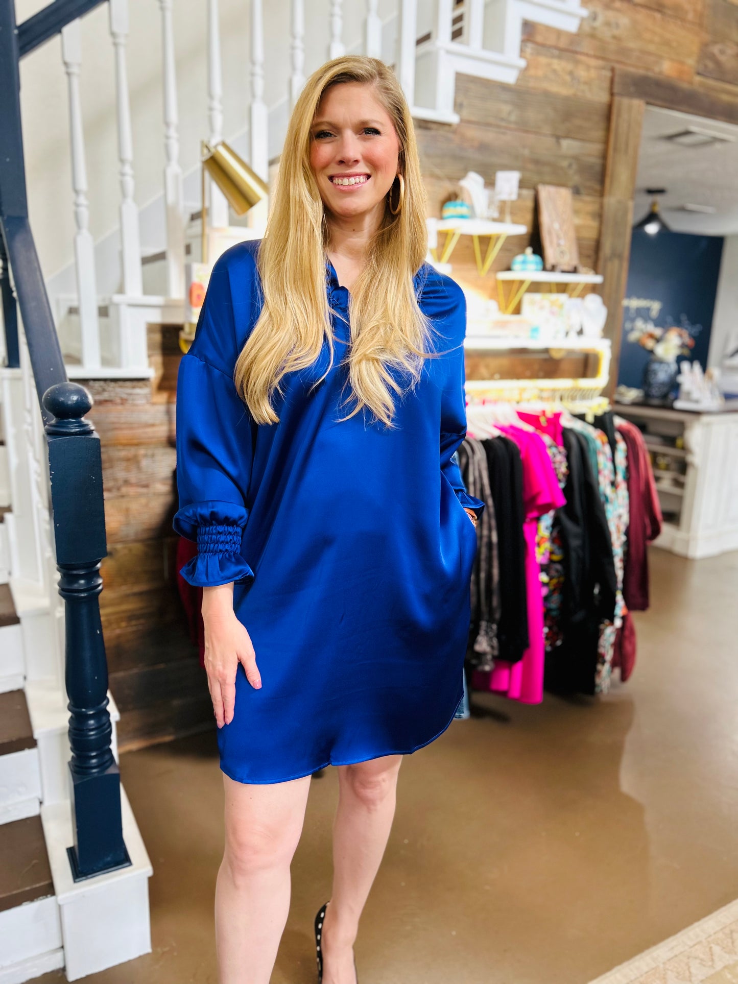 Royal Satin Dress