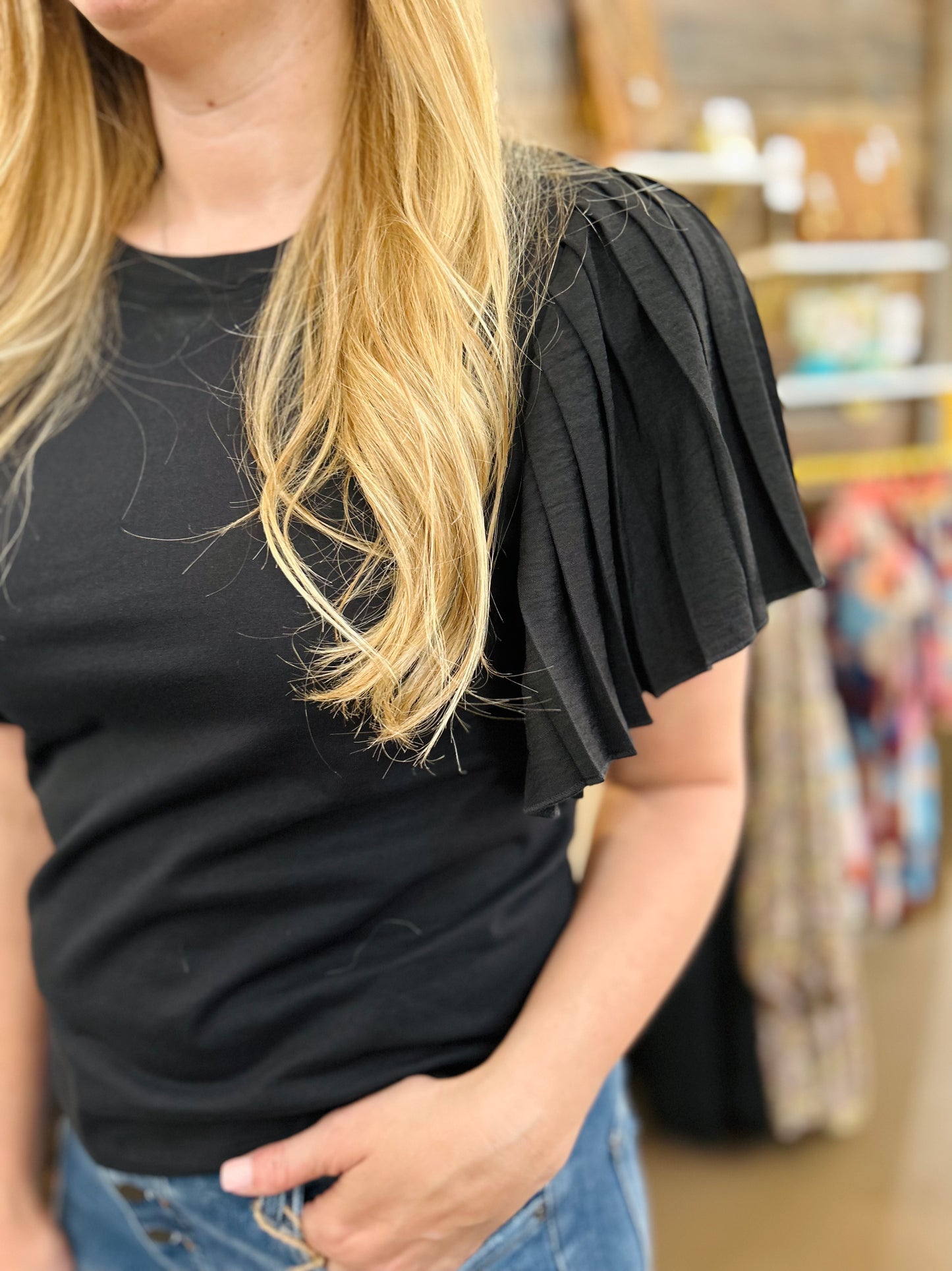 Sissy Black Top