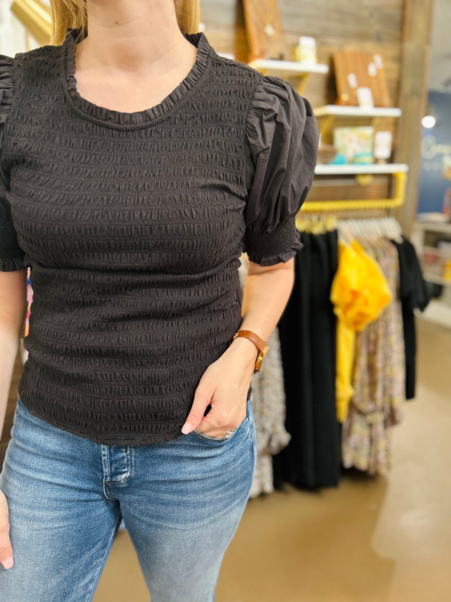 Sandra Short Sleeve Top