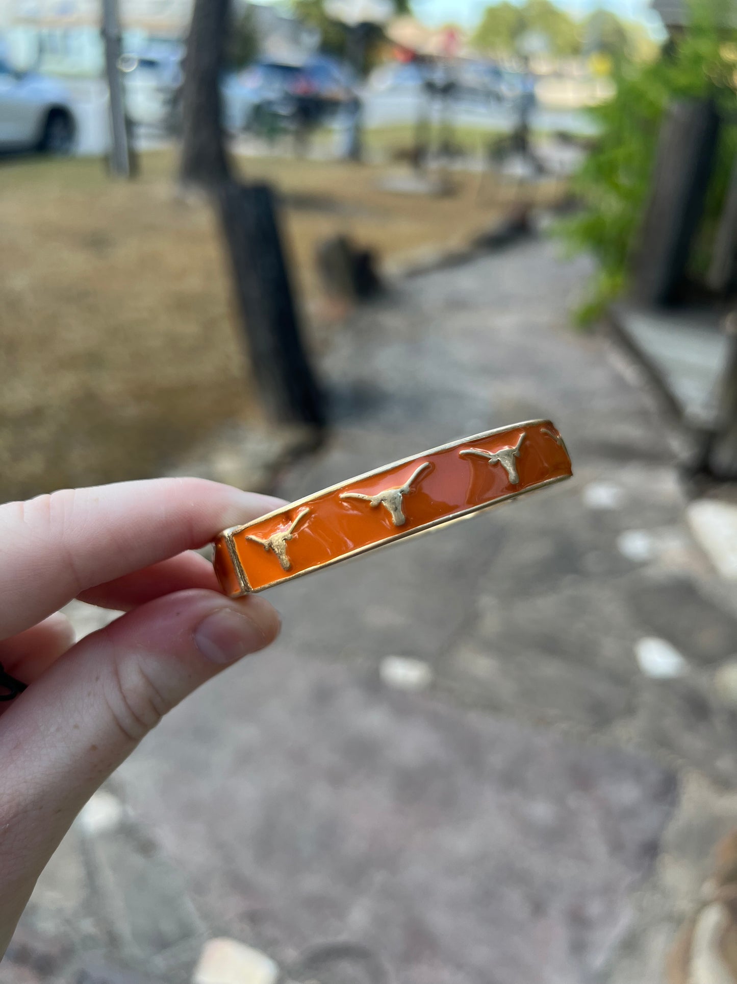 Texas Longhorn Bangle