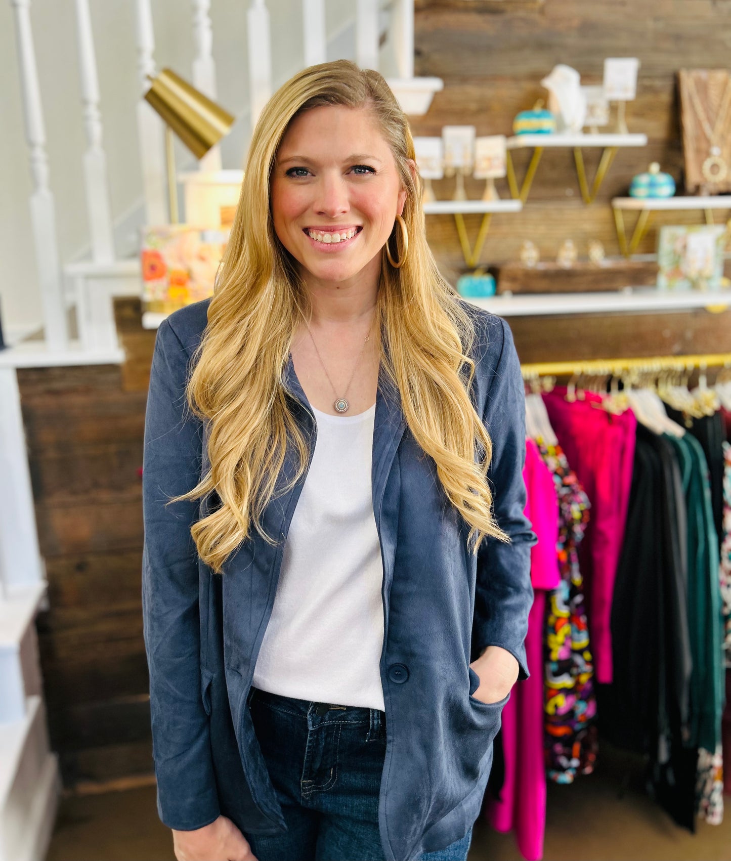Amy Suede Blazer