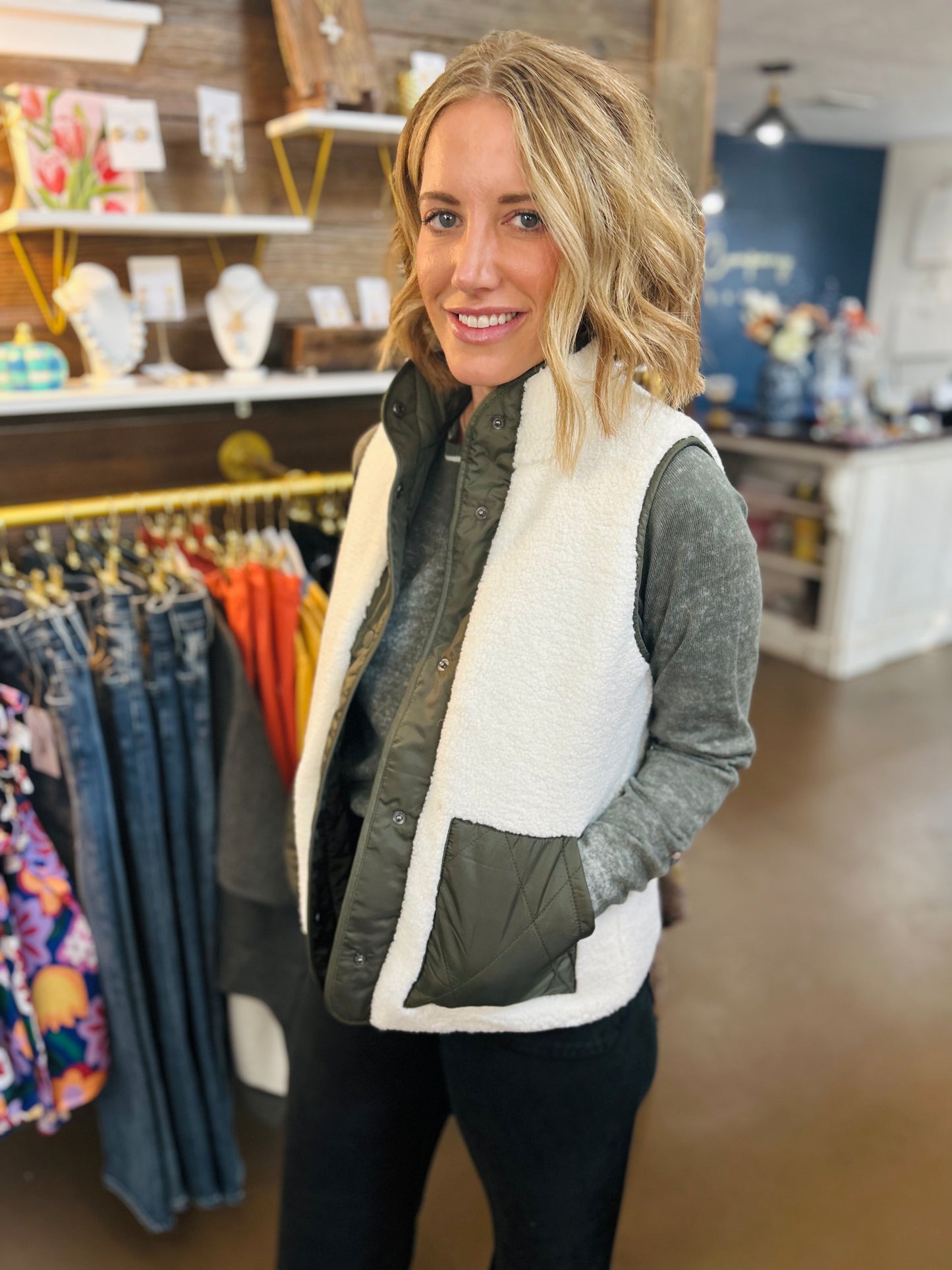 Reversible Puffer Vest