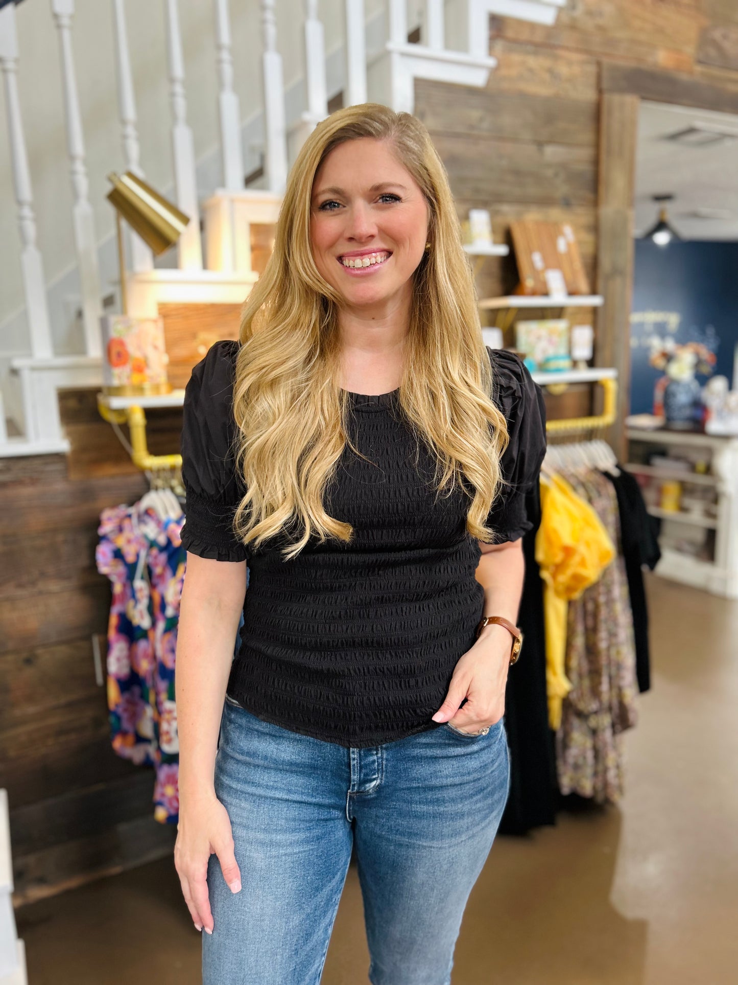 Sandra Short Sleeve Top