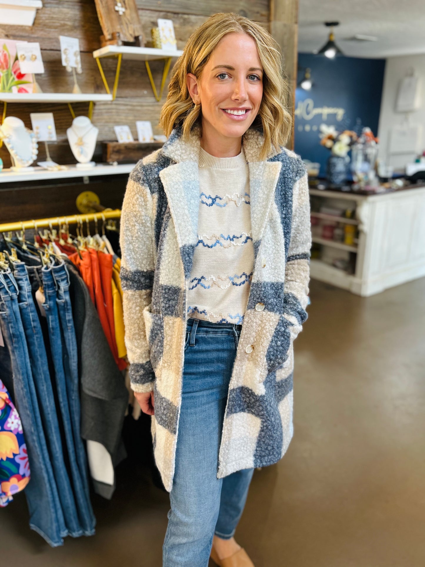 Snowflake Collar Jacket
