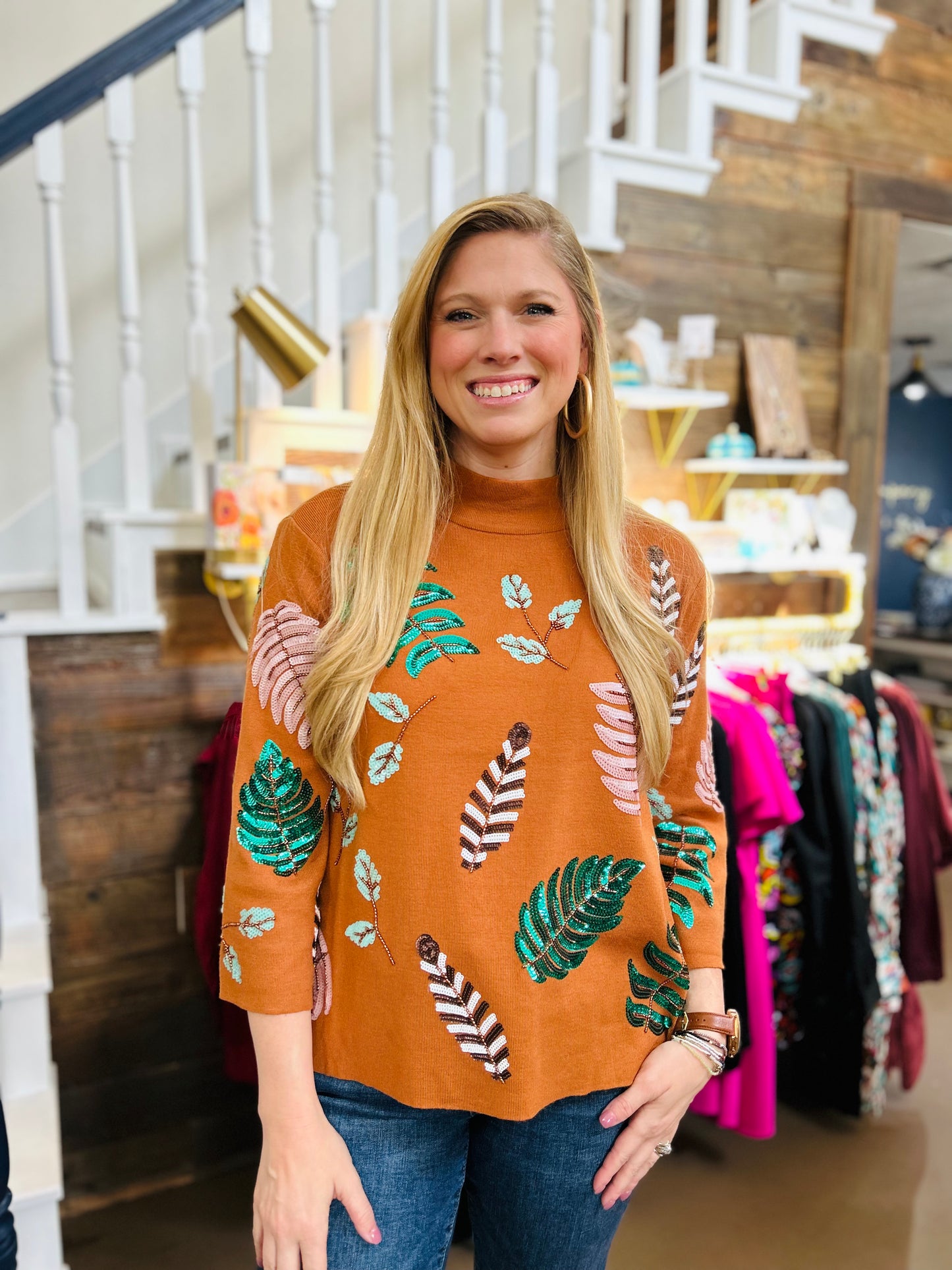 Tanner Mock Neck Sweater