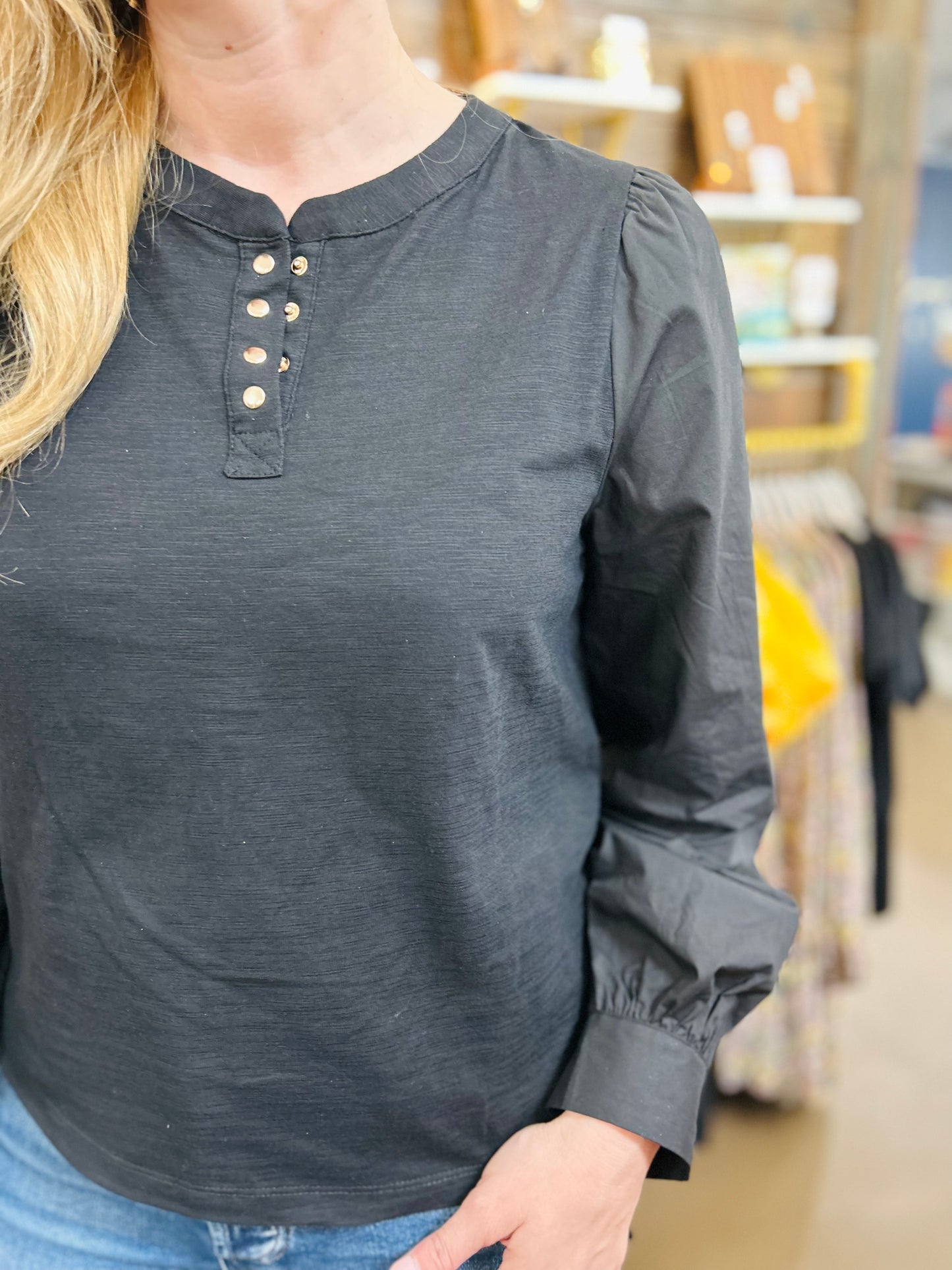 Charlize Black Top