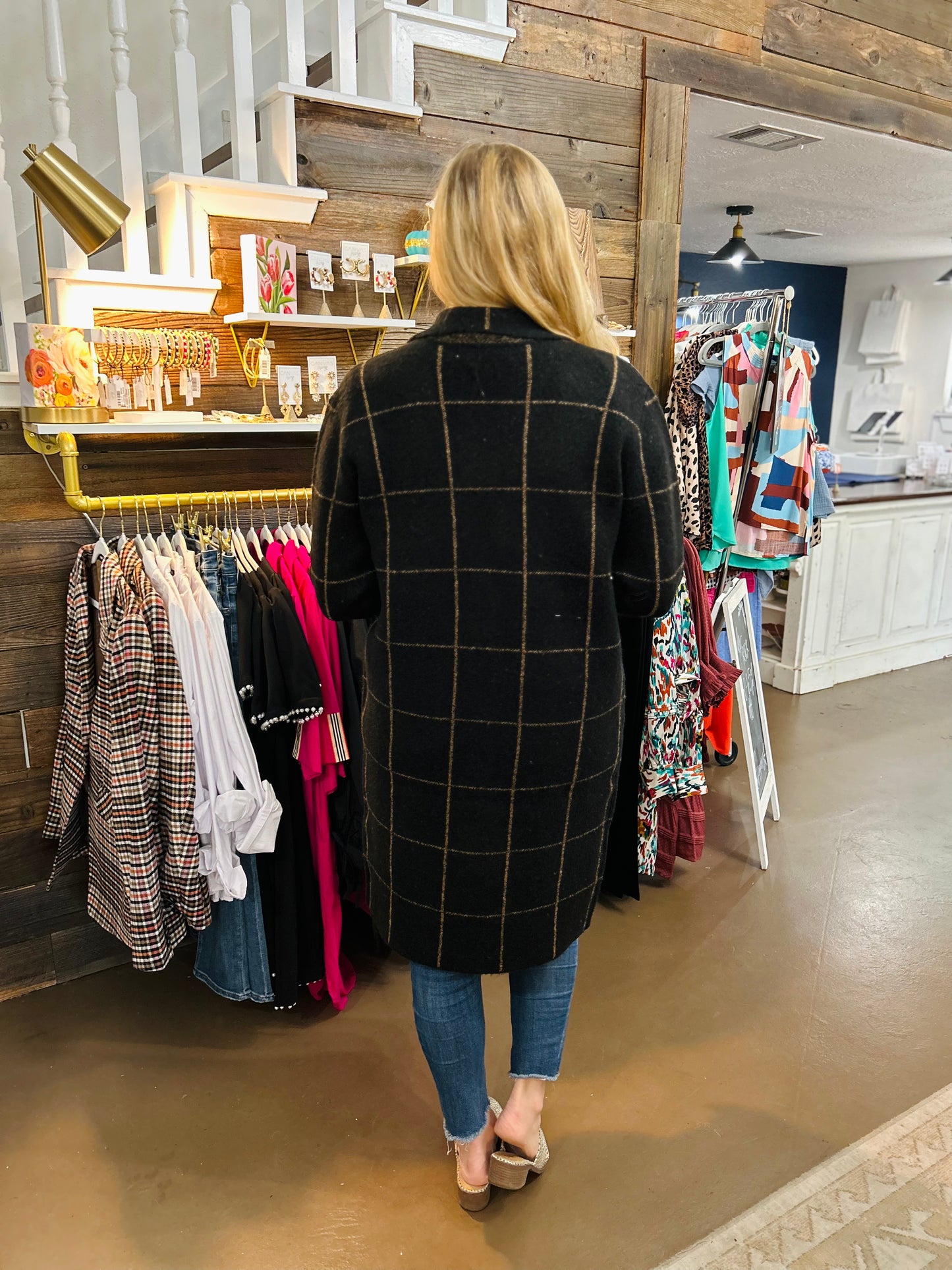 Long Black Sweater Jacket