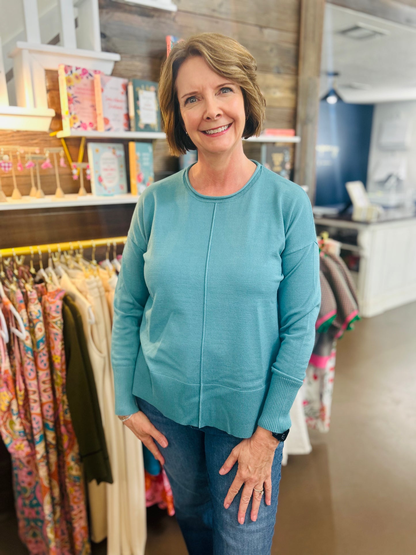 Sea Moss Pull Over Sweater-Metric Knits