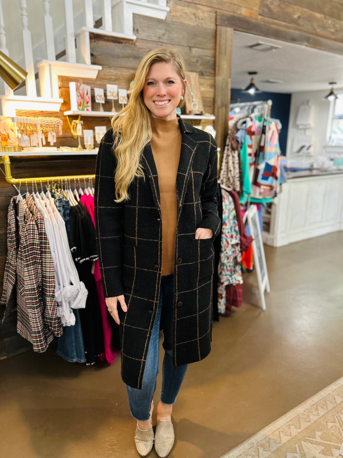 Long Black Sweater Jacket