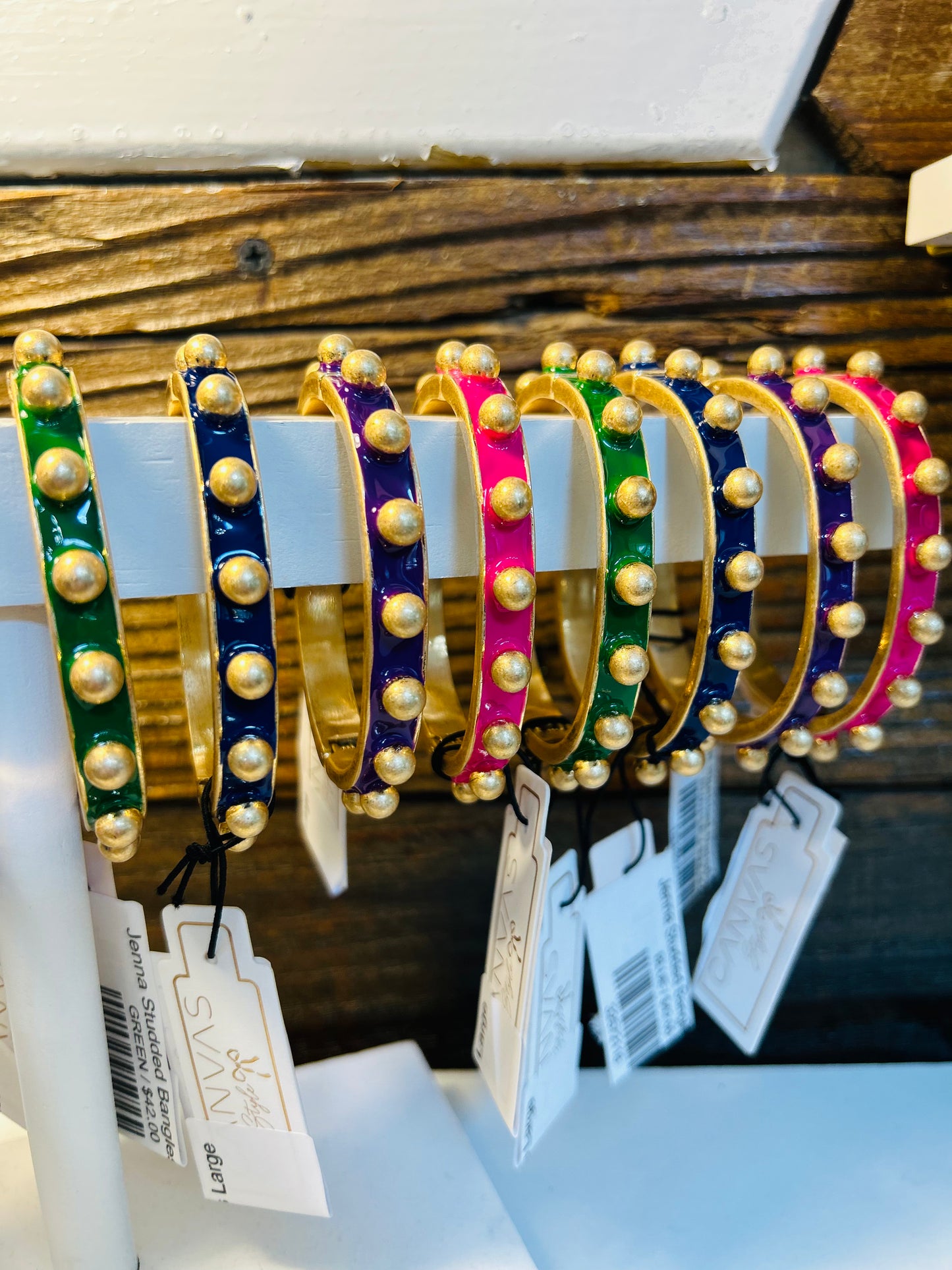 Jenna Studded Bangles Large