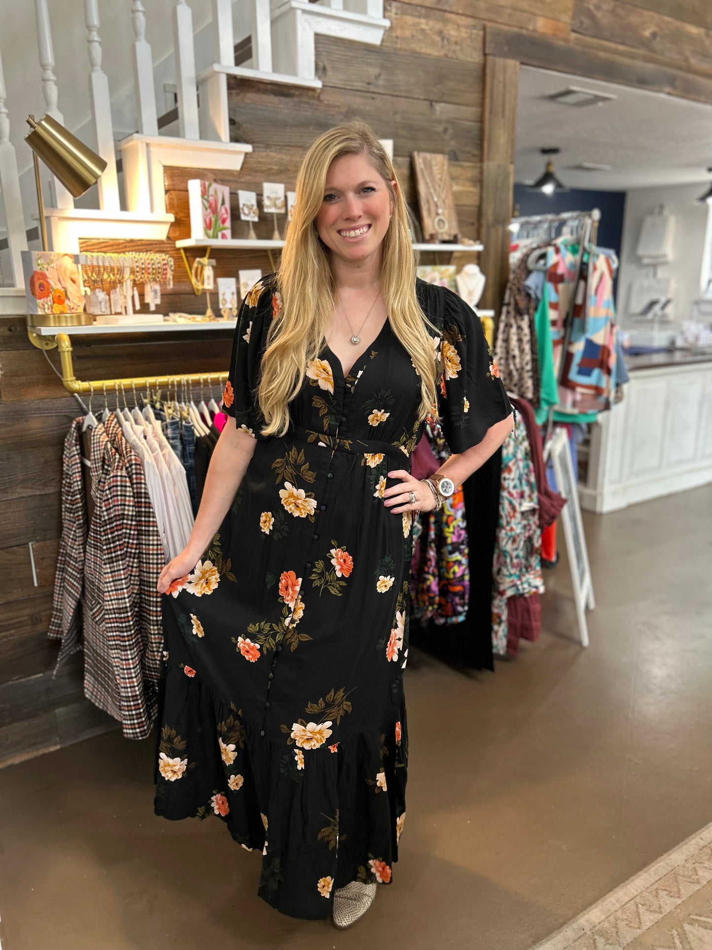Rosy Night Maxi