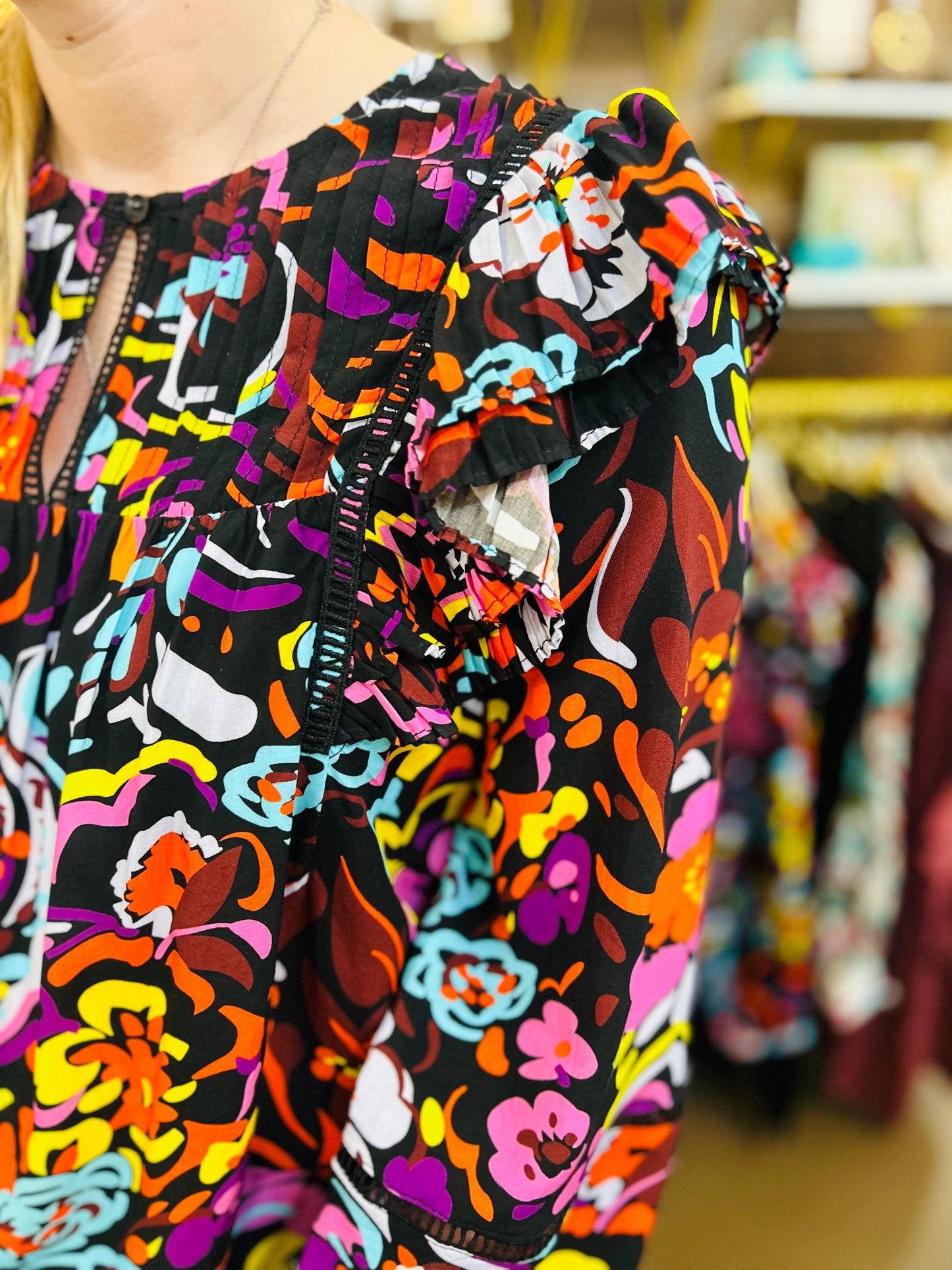 Floral Flutter Days Blouse