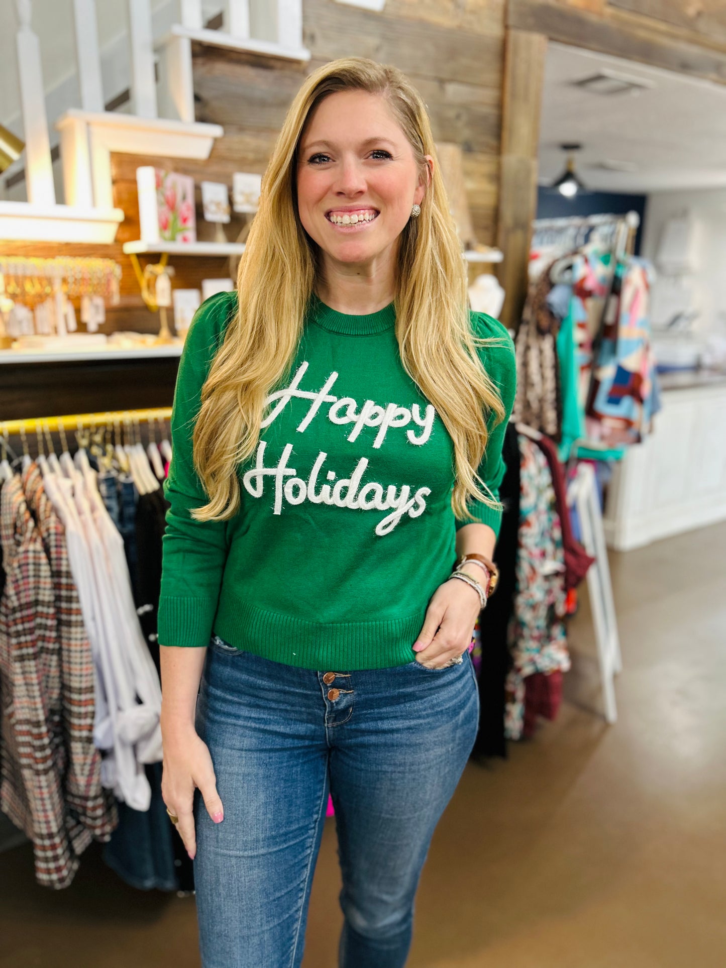 Happy Holidays Sweater