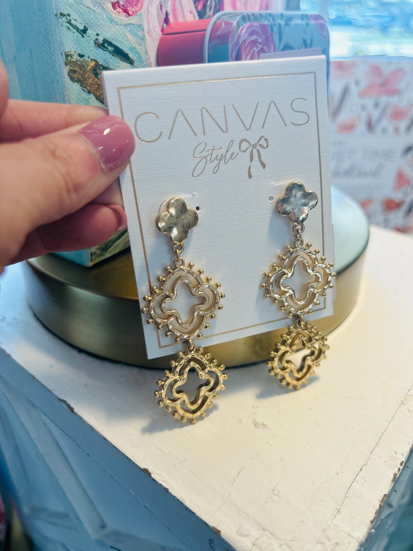 Julie Metal Earrings