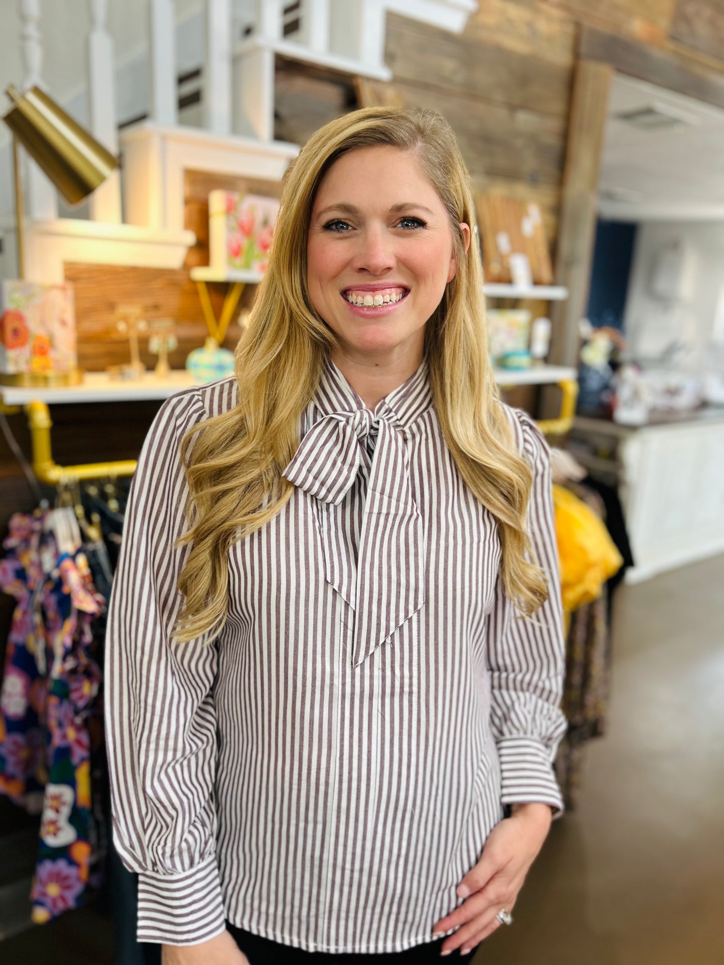 Margo Bow Button-down