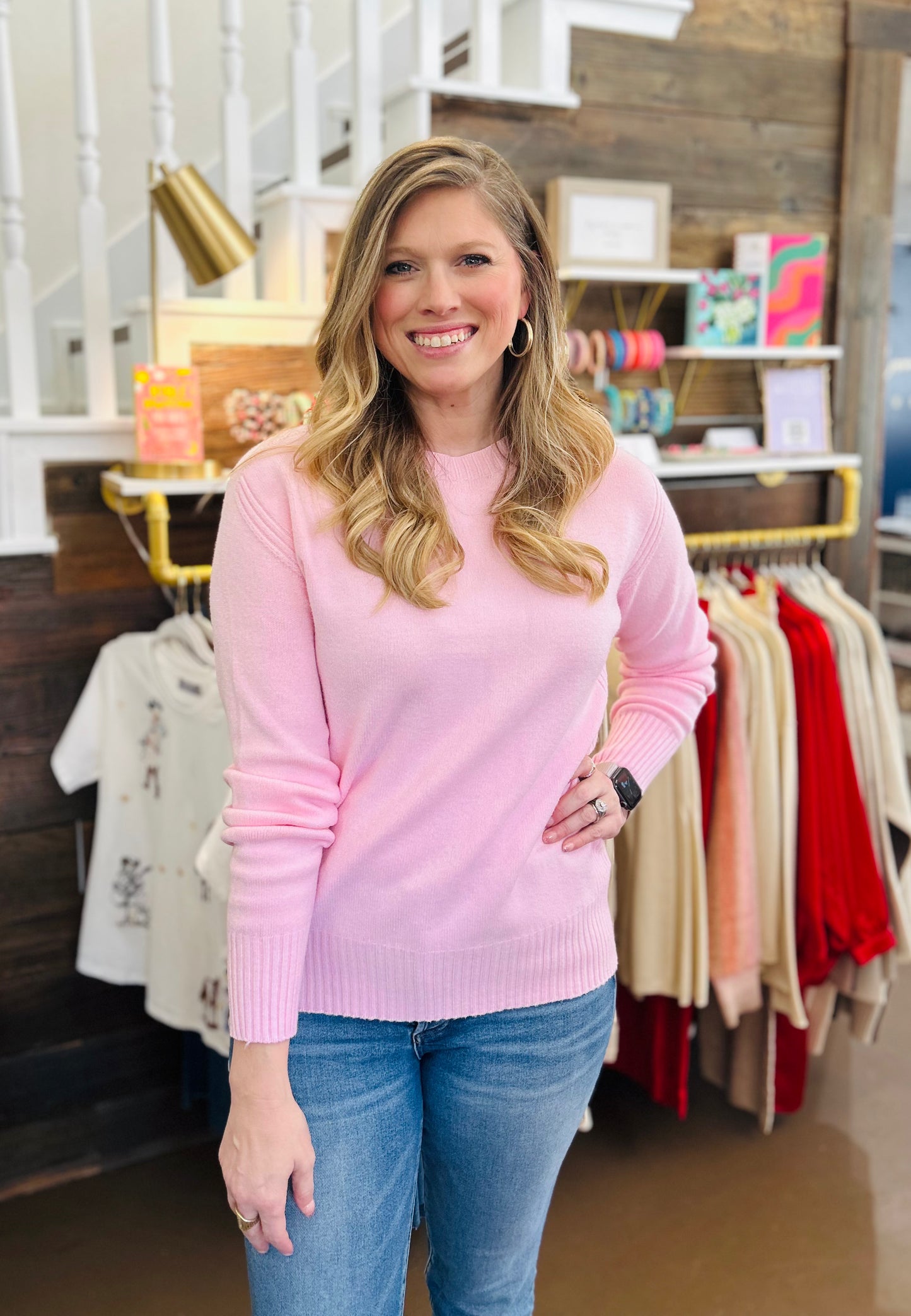 Blush Pullover Sweater
