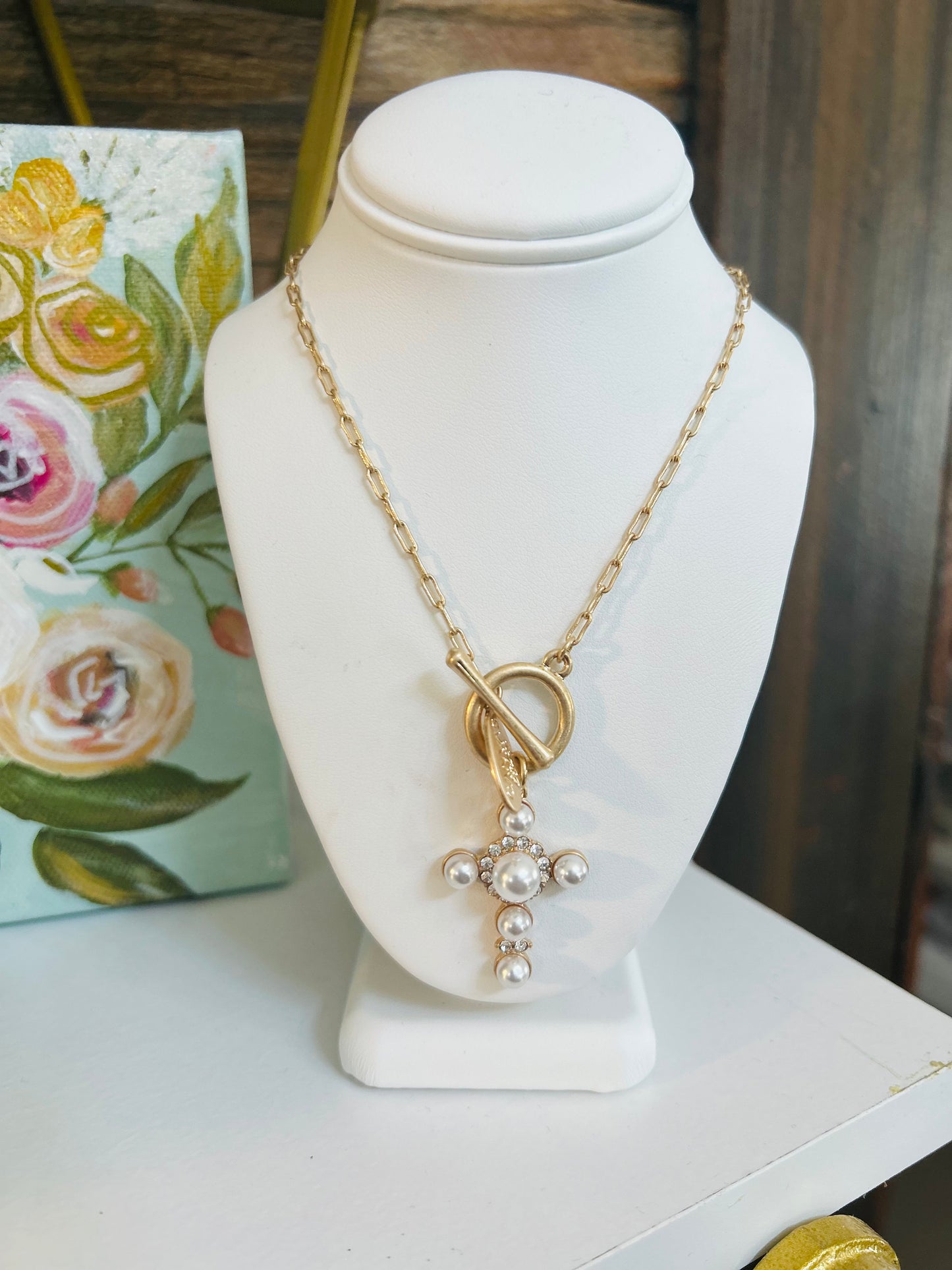 Frances Cross Necklace