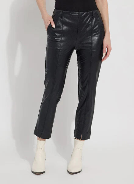 Andrea Crop Vegan Leather Trouser