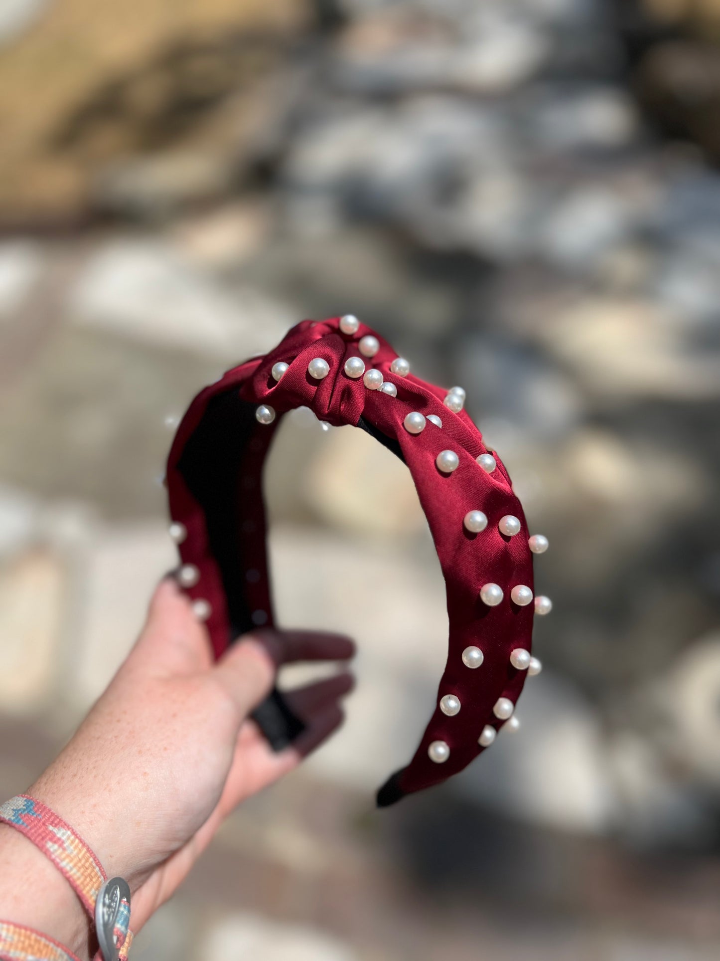 Maddie Satin Pearls